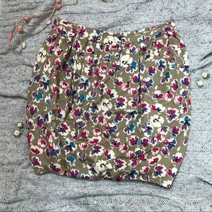 Hot & Delicious Floral Bubble Skirt, Size Large